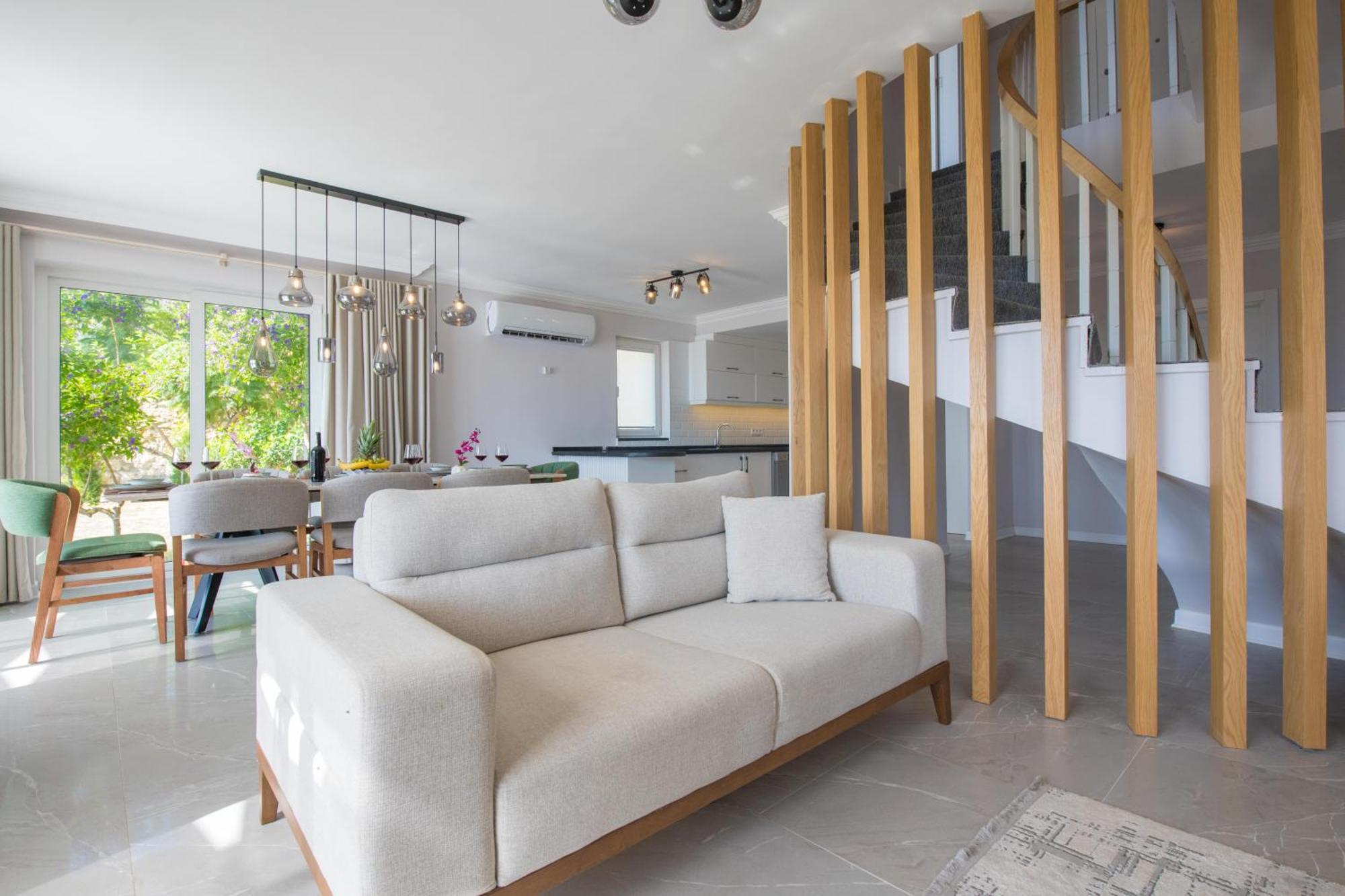 Beachfront White Villa With Private Swimming Pool 칼칸 외부 사진